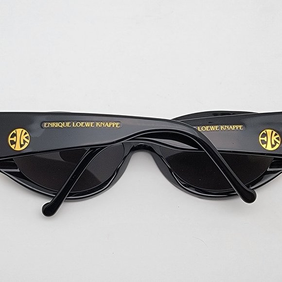 Enrique Loewe Knappe Terpsichore Col. E14 Platinum 22K GP Sunglasses Italy 59mm
